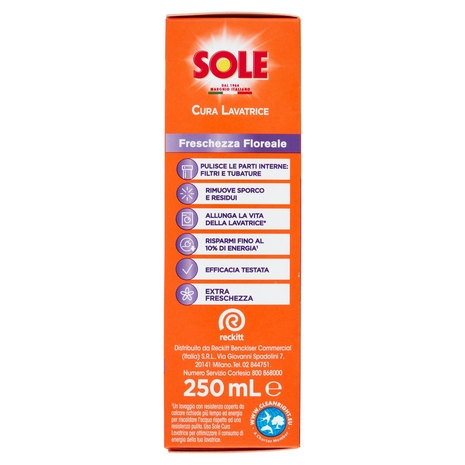Sole Freschezza Floreale Cura Lavatrice 250 ml